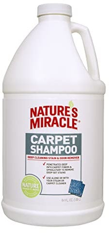 Nature’s Miracle Carpet Shampoo, Deep-Cleaning Pet Stain And Odor Remover, 64 Ounces