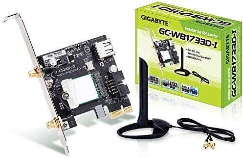 Gigabyte GC-WB867D-I | 867MBit Wireless LAN + Bluetooth 4.2 modulo PCIe, Bluetooth 4.2 | scheda di espansione WiFi | GC-WIFI