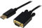 StarTech.com Cavo da DisplayPort a VGA da 4,6 m, Cavo adattatore da DisplayPort a VGA attivo, Video 1080p, Cavo monitor da DP a VGA, Convertitore da DP 1.2 a VGA, Connettore DP a scatto, Nero (DP2VGAMM15B)