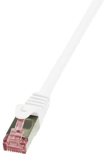 LogiLink CQ2041S Cat.6 S/FTP PIMF PrimeLine Ethernet Cat6 Cable, 1.50 Meter Length, White, 1.5 Meter Length
