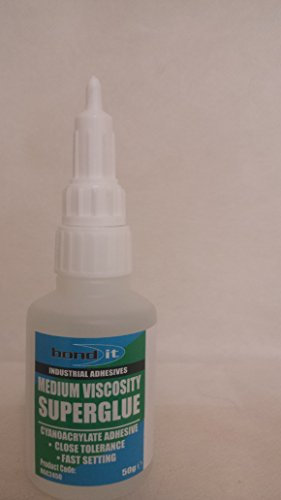 4 x 50g BOND IT Medium Viscosity Super Glue Adhesive Clear Cyanoacrylate