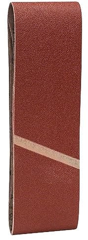 Bosch 3x PRO Paint on Wood and Hardwood X440 Schleifband für Schleifer (für Farbe auf Holz, Hartholz, 75 x 533 mm, Körnung 80, Professional Zubehör Bandschleifer)
