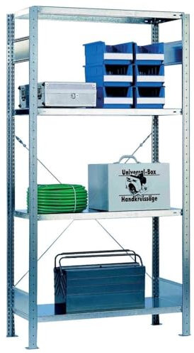Format 4004514200754 - Steckregal anbaufeld 200 x 100 x 50 cm Schulte