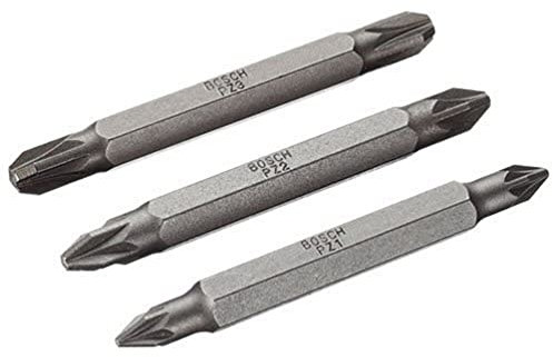 Bosch 2 607 001 749 - Juego de lámina doble, 3 piezas - PZ1, PZ2, PZ3; PZ1, PZ2, PZ3; 60 mm (pack de 3)