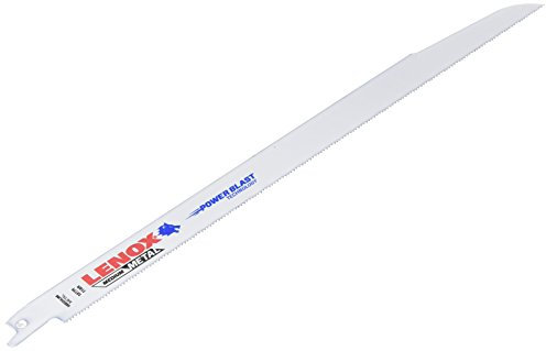 Lenox 21511B118R Reciprocating Saw Blade 18 Teeth, 0 V, White, Set of 25 Piece
