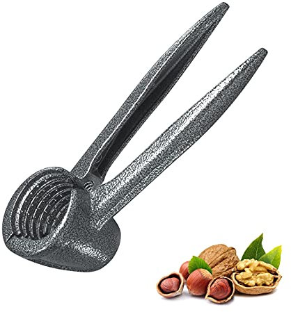 Westmark Schiaccianoci/Pinza per champagne, lunghezza: 18 x 7,8 x 5,8 cm, alluminio, Sieger Nussprofi Spezial, antracite, 33272270