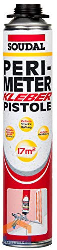 SOUDAL Colle périmètre | Mousse pistolet | Contenance : 750 ml