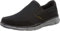 Skechers Herren Ultra Flex-salutations-51361 Low Top, Schwarz Black Grey, 43 EU
