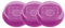 silikomart CAPFLEX S Kit 3 Deckel aus silikon Ø40 mm, Pink, 40 cm, 3-Einheiten