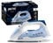 Imetec Titanox K109 Ferro Da Stiro A Vapore, Piastra In Acciaio Inossidabile Multiforo Da 2000 W, Bianco Blu