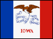 Flagge Fahne Iowa 90x150cm
