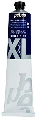 Pébéo - Huile Fine XL 200 ML - Peinture à l’Huile Bleu Phtalo Primaire – Peinture à l’Huile Pébéo - Bleu Phtalo 200 ml