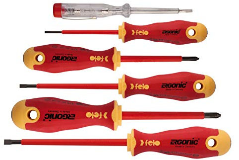 JGO. DESTORNILLADORES ERGONIC VDE 6 PIEZAS