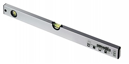 AUSONIA - 87437 NIVEAU NIVEAUX PROFESSIONNEL EN ALUMINIUM ANODISÉ DE 50CM NIVEAU A BULLE PROFESSIONNEL TUBOLAIRE DE 50 CM