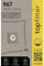 TopFilter 967, 4 sacs aspirateur pour Moulinex et Tokiwa boîte de sacs d'aspiration en non-tissé, 4 sacs à poussière (30 x 26 x 0,1 cm)