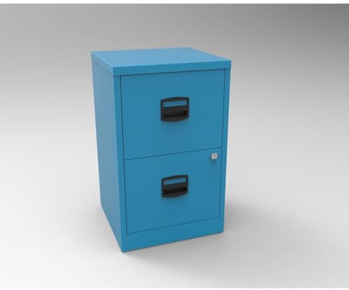 Bisley PFA2 A4 Size 67 cm Filing Drawers - Azure