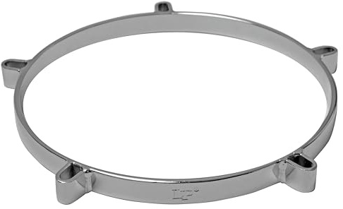 Latin Percussion 15 Timbale Rim - Silver Metal Hand Drum