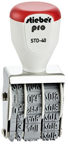 Datumstempel bis 2034, 4 mm Schrifthöhe, deutsch, Monate abgekürzt