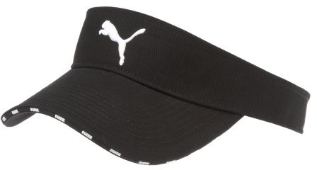 PUMA Cap Tyler Visor, Black-White, 842764 01