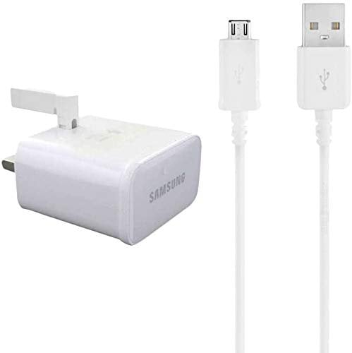 Samsung Genuine Mains Wall Charger with 1.5 meter Long Cable Galaxy Tab 4 10.1 T530 / T531 / T535 (WHITE)
