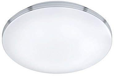 Trio Leuchten LED Bad Deckenleuchte Apart 659411806, Metall chrom, 1x 18 Watt, Weiß