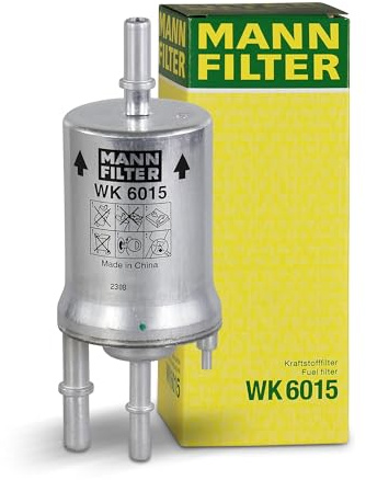 MANN-FILTER, WK 6015 Kraftstofffilter | Für PKW, Schutz des Kraftstoffsystems, Injektorschutz, Zuverlässige Kraftstoffversorgung, Echte OE-Technologie