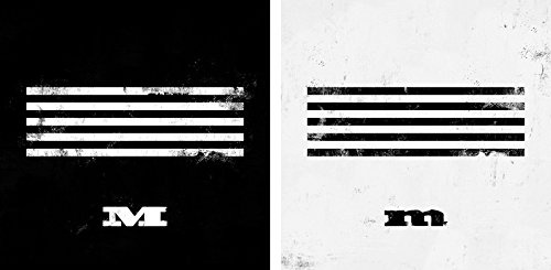 BIGBANG - MADE SERIES [M] M ver (Black) & m (White) ver.Set Package