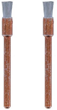 Dremel 532-02 Stainless Steel Brushes (2 Pack), 1/8 Diameter