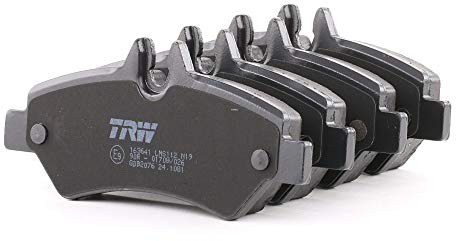 TRW GDB2076 Brake Pad Set of 4 Compatible for Mercedes-Benz Sprinter 3,5-T Van (B906) 2006 - Rear Axle and Other Vehicles