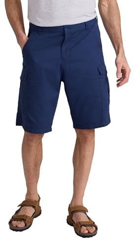 Mountain Warehouse Lakeside Mens 100% Cotton Cargo Shorts Navy W40