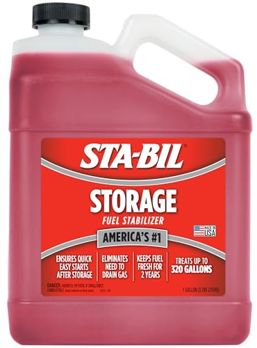 STA-BIL Storage (1 Gallon) | Treats 320 gallons. Keeps fuel fresh for up to 24 months during storage, helps protect against corrosion and ethanol damage.