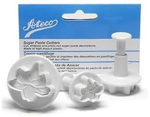 Ateco Set mit 3 Ausstechformen für Zuckerpaste