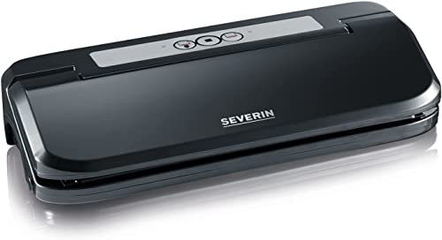 SEVERIN FS 3609 Vakuumiergerät (Schweißnaht B:30 cm, Inkl. 5 Vakuumierbeutel (20 x 30 cm) schwarz