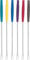 Trudeau 5050618 Set de 6 Fourchettes à Fondue Multicolore