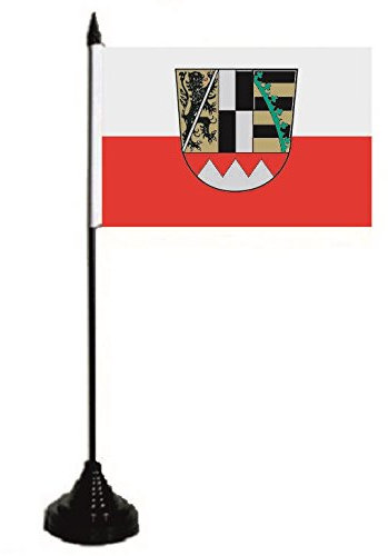 U24 Tischflagge Oberfranken Fahne Flagge Tischfahne 10 x 15 cm