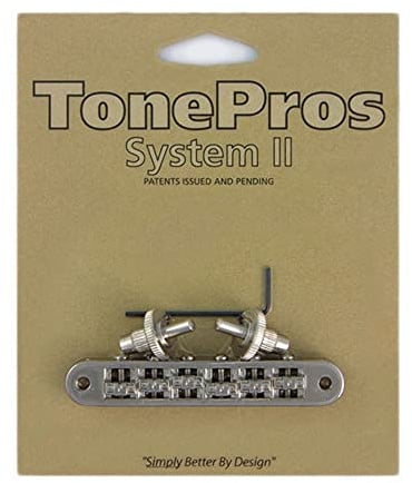 TonePros Standard Tuneomatic (small posts,Roller saddles) - TP6R - NICKEL