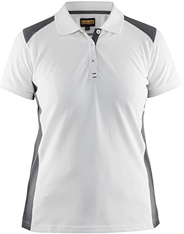 Blakläder 339010501094l Größe L Frauen Polo Shirt – Weiß/Grau
