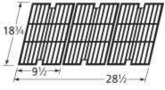 Music City Metals 60083 Gloss Cast Iron Cooking Grid Replacement for Select Centro and Cuisinart Gas Grill Models, Set of 3