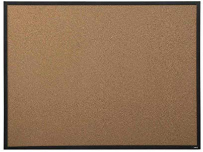 Bi-Office Techcork Notice Board, Black Frame, 120 x 90 cm