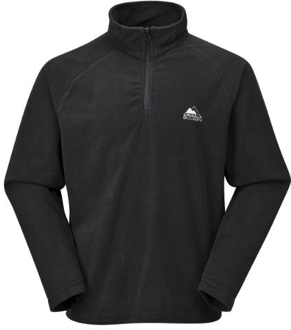 Cox Swain Herren Fleecepullover Base, Colour: Black, Size: L