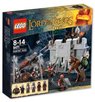Lego 9471 - Herr der Ringe: Uruk - hai Armee