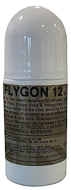 Gold Label FlyGon Roll On, Fly Repellent for Horses, 50 ml, Contains Deet, Clear