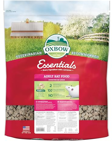Oxbow Essentials Adult Rat Food - All Natural Adult Rat Food - 20 lb.