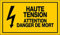 novap – Hohe Spannung Warnschild – Danger of death – 330 x 200 mm starr