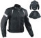Chaqueta Moto del Verano de Tela de Malla Transpirable Protecciones Negro XL