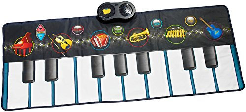 Playtastic Musikmatte Kinder: Berührungsempfindliche Musikmatte mit 6 Instrumenten (Tanzmatte für Kinder, Spielzeug-Musik-Matte, Geschenkideen)