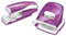 Esselte Leitz Locher NeXXt 5008 und Heftgerät NeXXt 5502 im Set (Set: Locher Heftgerät, violett metallic, 1)