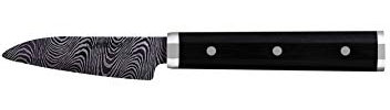 Kyocera Coltello Kizuna, spelucchino, Nera in Ceramica Zirconia, Legno Nero, Lama Hip 7,5 cm