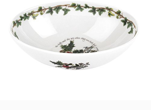 The Holly & Ivy Bol Ovale, Céramique, Multicolore