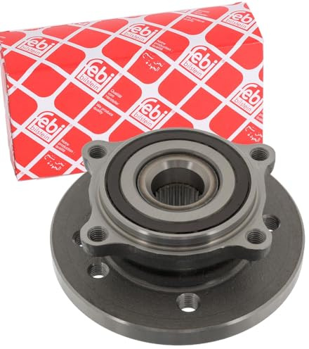 febi bilstein 22315 Wheel Bearing Kit with wheel hub and ABS sensor ring, pack of one